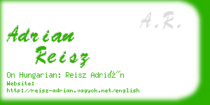 adrian reisz business card